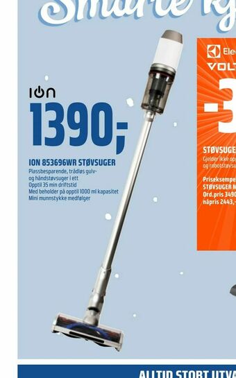 Coop Obs Ion 853696wr støvsuger tilbud