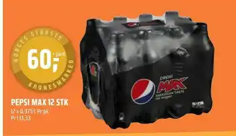 Coop Obs Pepsi max 12 stk tilbud