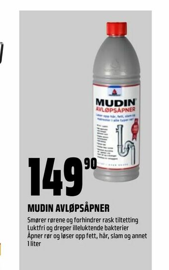 Obs Bygg Mudin avløpsåpner tilbud