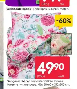 Rusta Sengesett Micro tilbud