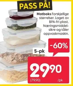 Rusta Matboks tilbud