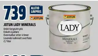 Obs Bygg Jotun lady minerals tilbud