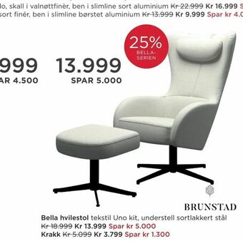Møbelringen Bella hvilestol tilbud