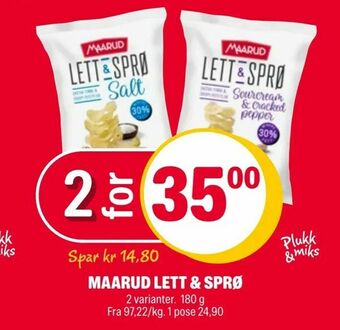 Coop Extra Maarud lett & sprø tilbud