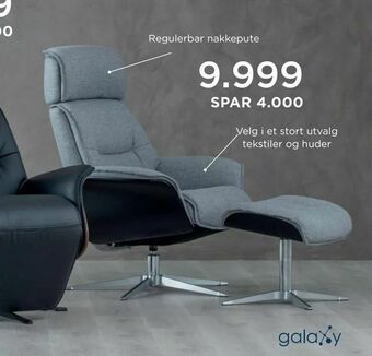 Møbelringen Galaxy Star hvilestol tilbud
