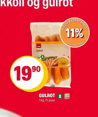 Coop Extra Gulrot tilbud