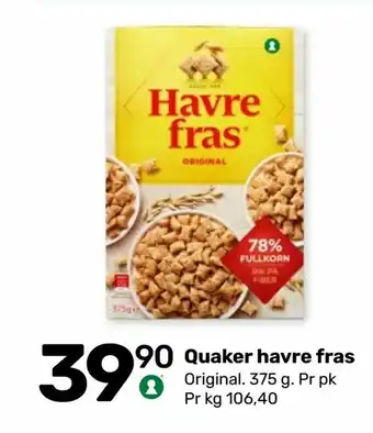 Quaker havre fras