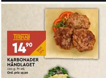 Coop Mega Karbonader håndlaget tilbud