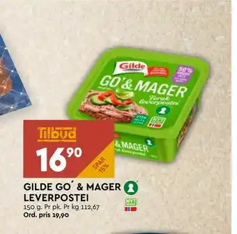 Coop Mega Gilde go' & mager leverpostei tilbud