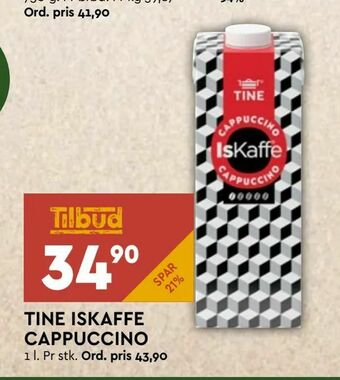 Coop Mega Tine iskaffe cappuccino tilbud