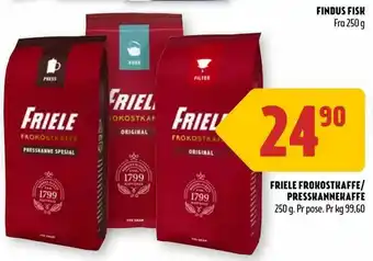 Coop Prix Friele frokostkaffe/ presskannekaffe tilbud