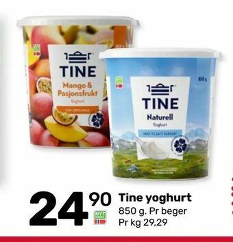 Matkroken Tine yoghurt tilbud