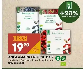 Coop Mega Änglamark frosne bær tilbud