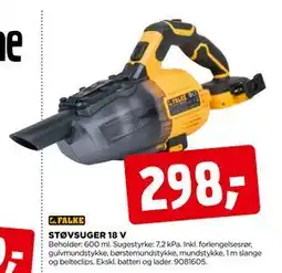 jem & fix STØVSUGER 18 V tilbud