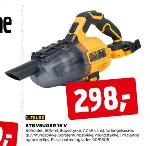 jem & fix STØVSUGER 18 V tilbud