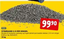 jem & fix STRØSAND 2-5 MM SINGEL tilbud