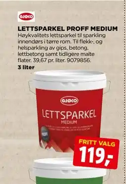 jem & fix LETTSPARKEL PROFF MEDIUM tilbud