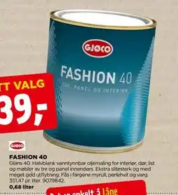 jem & fix FASHION 40 tilbud