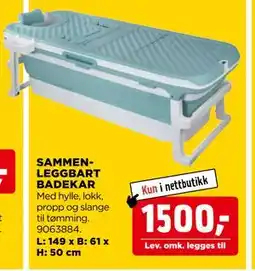 jem & fix SAMMENLEGGBART BADEKAR tilbud