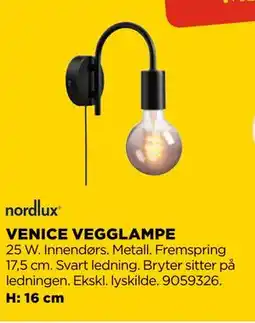 jem & fix VENICE VEGGLAMPE tilbud