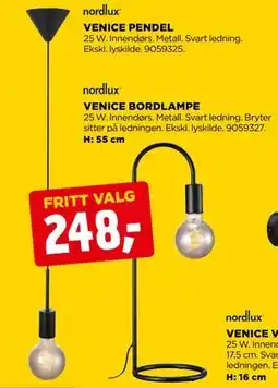 jem & fix VENICE PENDEL tilbud