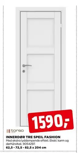 jem & fix INNERDØR TRE SPEIL FASHION tilbud