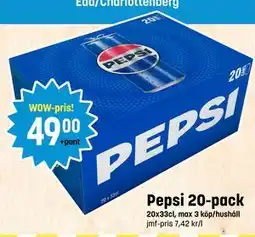 Eurocash Pepsi 20-pack tilbud
