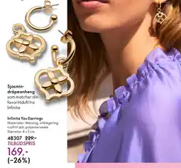 Oriflame Infinita You Earrings tilbud