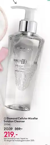 Oriflame Diamond Cellular Micellar Solution Cleanser tilbud