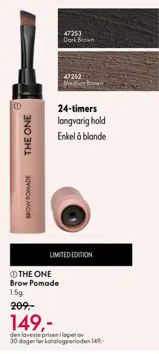 Oriflame THE ONE Brow Pomade tilbud
