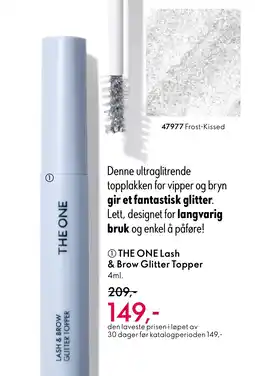 Oriflame THE ONE Lash & Brow Glitter Topper tilbud