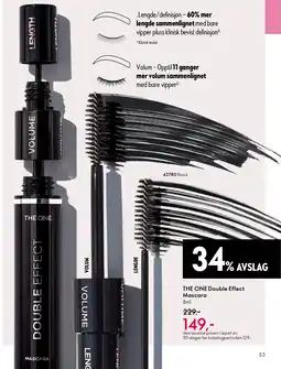 Oriflame THE ONE Double Effect Mascara tilbud