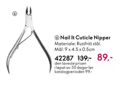 Oriflame Nail It Cuticle Nipper tilbud