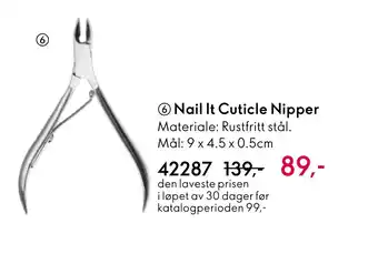 Oriflame Nail It Cuticle Nipper tilbud