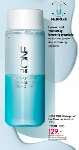 Oriflame THE ONE Waterproof Eye Make-up Remover tilbud