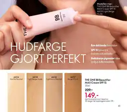 Oriflame THE ONE BB Beautifier MAX Cream SPF 15 tilbud