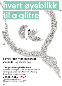 Oriflame Magical Midnights Necklace tilbud