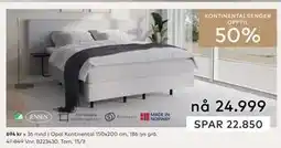 Skeidar Opal Kontinental 150x200 cm tilbud