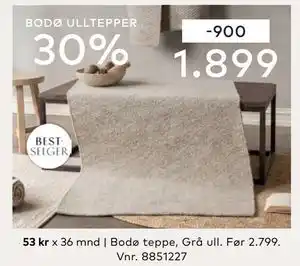 Skeidar Bodø teppe tilbud