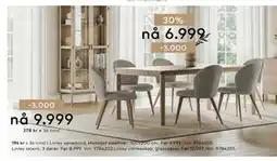 Skeidar Linley spisebord tilbud