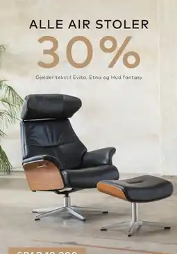 Skeidar ALLE AIR STOLER tilbud