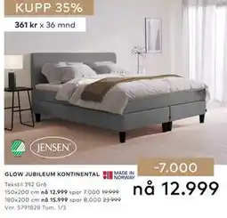 Skeidar GLOW JUBILEUM KONTINENTAL tilbud