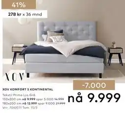 Skeidar XOV KOMFORT 5 KONTINENTAL tilbud