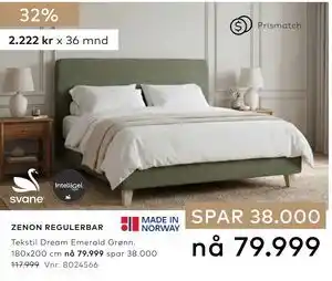 Skeidar ZENON REGULERBAR tilbud