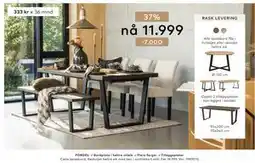 Skeidar Calia spisebord tilbud