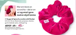 Oriflame Sugar & Spice Scrunchie with Pocket tilbud