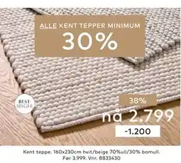 Skeidar Kent teppe tilbud