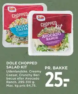 Meny Dole chopped salad kit tilbud