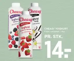 Meny Cheasy yoghurt tilbud