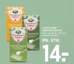 Meny Karolines køkken sauce tilbud